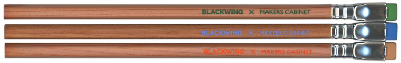 Blackwing X Makers Cabinet pencils