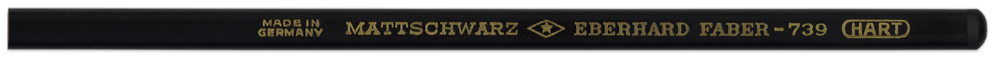 Mattschwarz 739 by Eberhard Faber vintage pencil